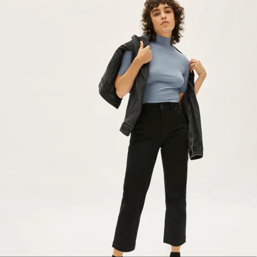 Everlane The Straight Leg Crop Size 00